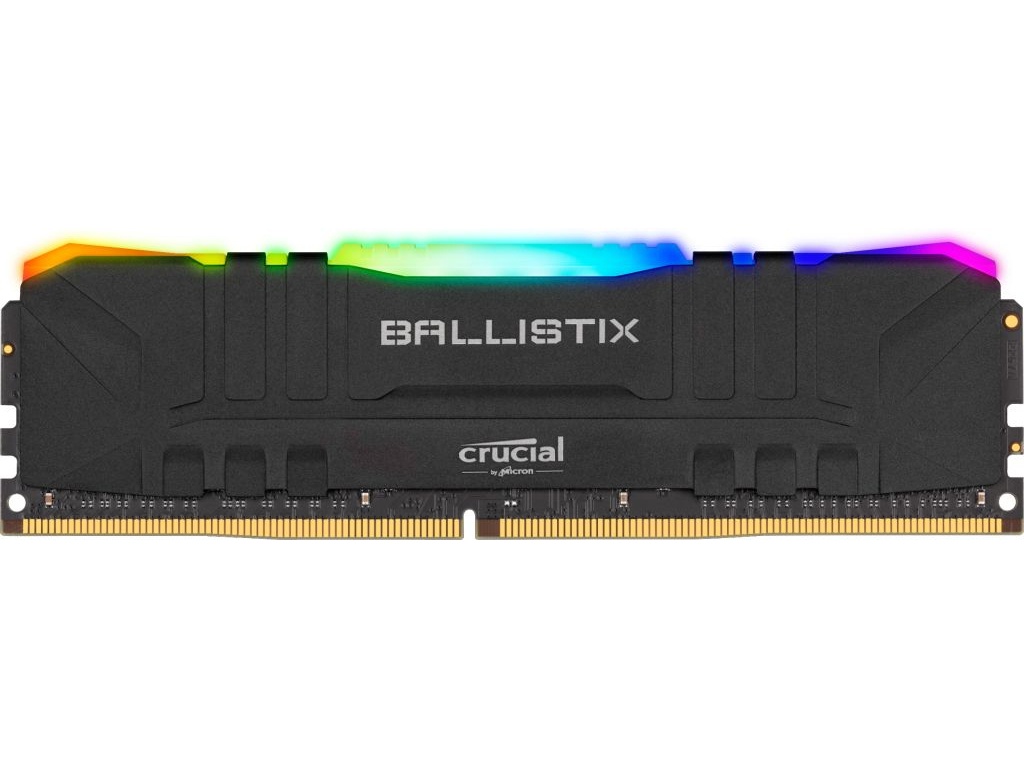 фото Модуль памяти ballistix rgb black ddr4 dimm 3600mhz pc4-28800 cl16 - 16gb bl16g36c16u4bl