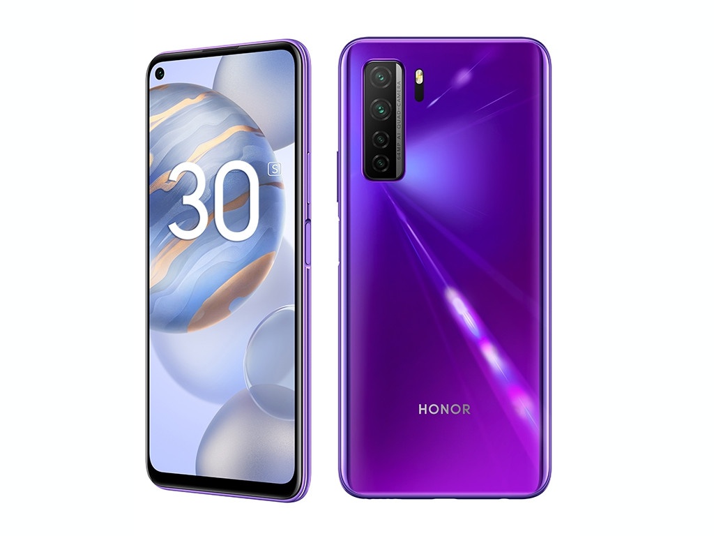 

Сотовый телефон HONOR 30S Neon Purple, Honor 30S