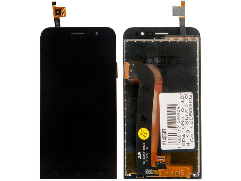 

Дисплей RocknParts для ASUS ZenFone Go ZB500KG в сборе с тачскрином Black 745587, 745587