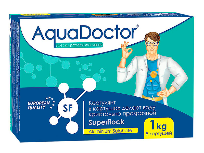 Флокулянт AquaDoctor 1kg AQ2499