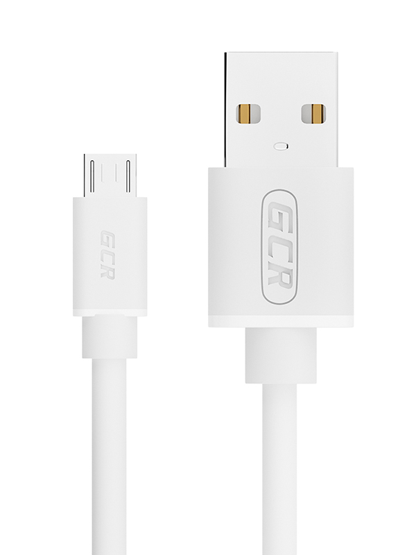 фото Аксессуар greenconnect usb 2.0 am/microb 2a 1m white gcr-ua9mcb3-bc2s-1.0m