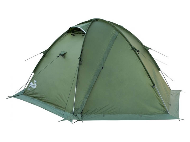 Палатка Tramp Rock 3 V2 Green TRT-28