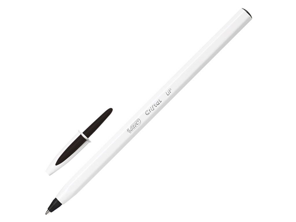 

Ручка шариковая Bic Cristal UP 1.2mm корпус White, стержень Black 949880, 949880