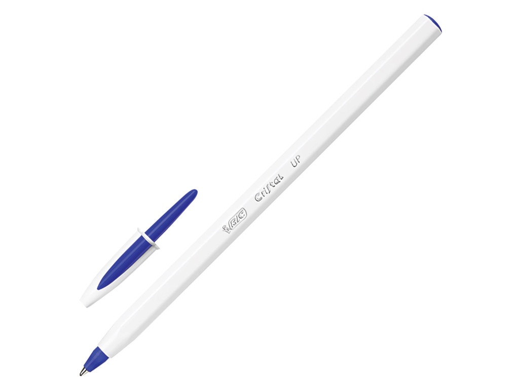 

Ручка шариковая Bic Cristal UP 1.2mm корпус White, стержень Blue 949879, 949879