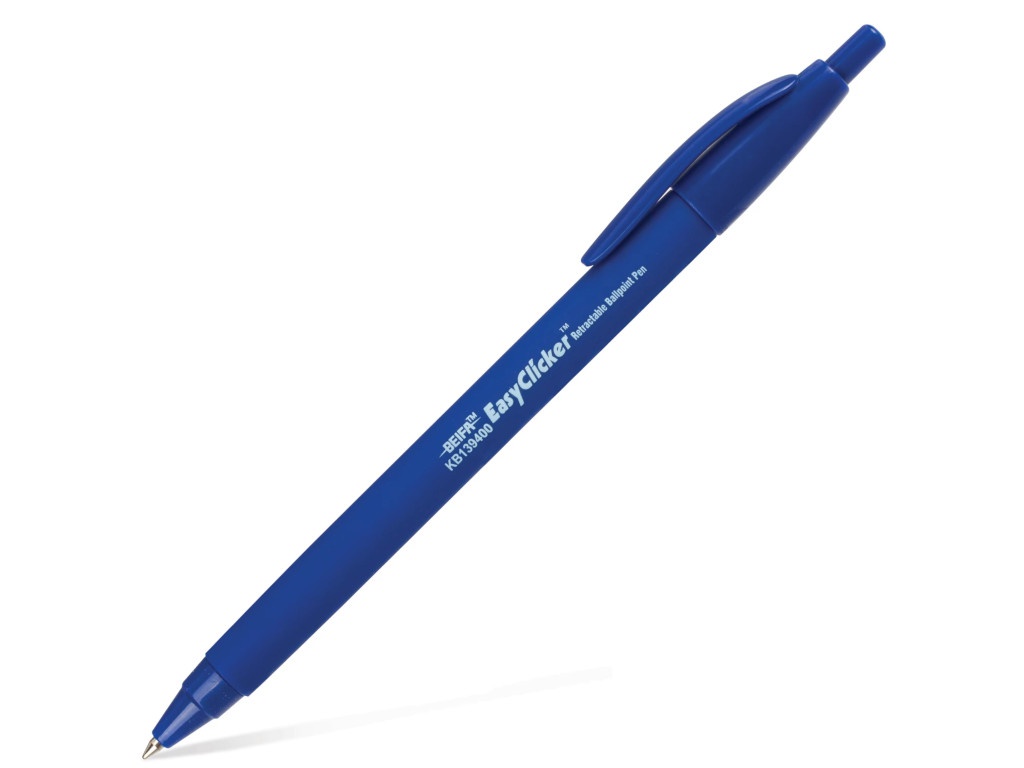 

Ручка шариковая Beifa 0.7mm стержень Blue KB139400JC, KB139400JC