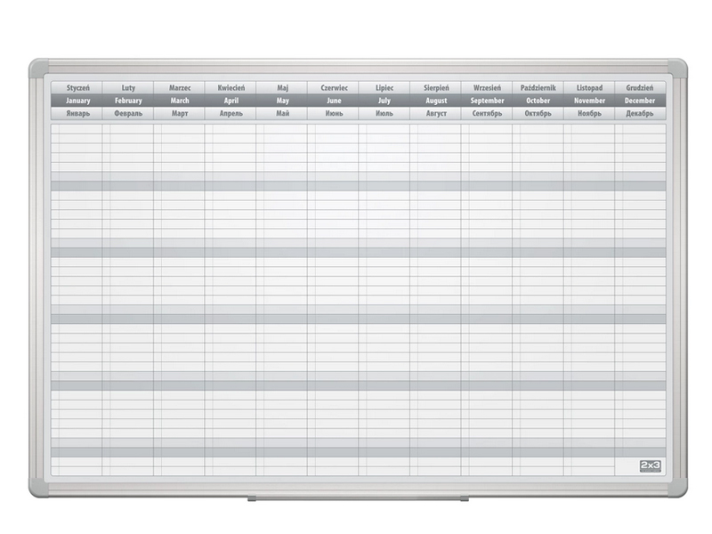 

Доска-планинг магнитно-маркерная 2x3 Office 60x90cm TP005, TP005
