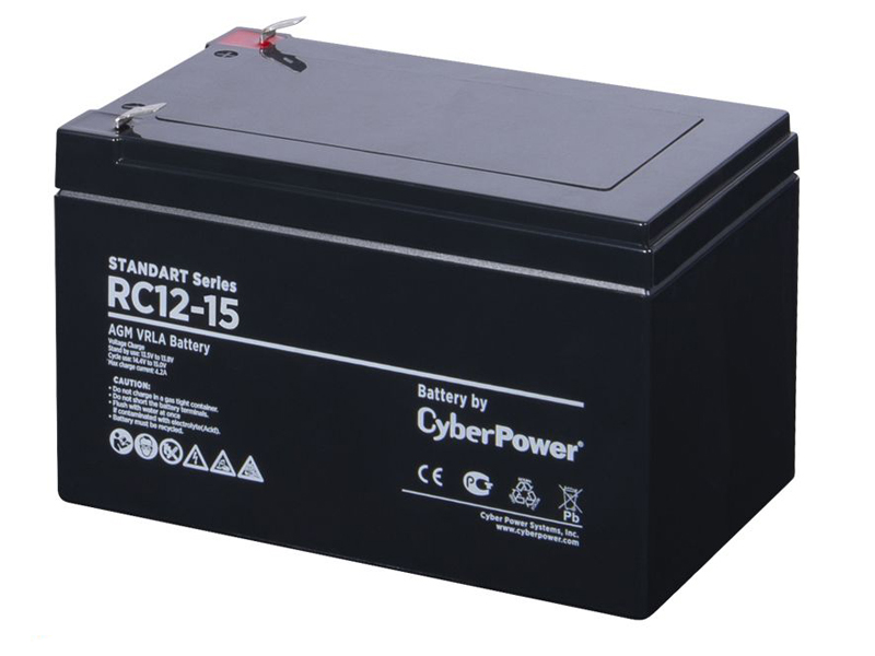 Аккумулятор для ИБП CyberPower RC 12-15 12V 15Ah