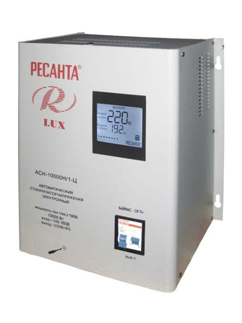

Стабилизатор Ресанта АСН-10000Н/1-Ц Lux 63/6/18, АСН-10000Н/1-Ц Lux