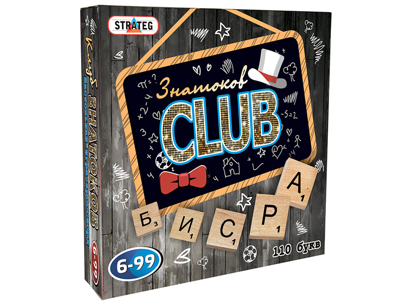 

Настольная игра Strateg Знатоки Club 703, Знатоки Club