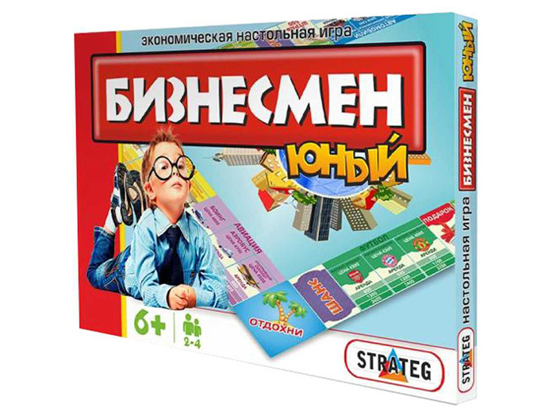 

Настольная игра Strateg Юный бизнесмен 331, Юный бизнесмен