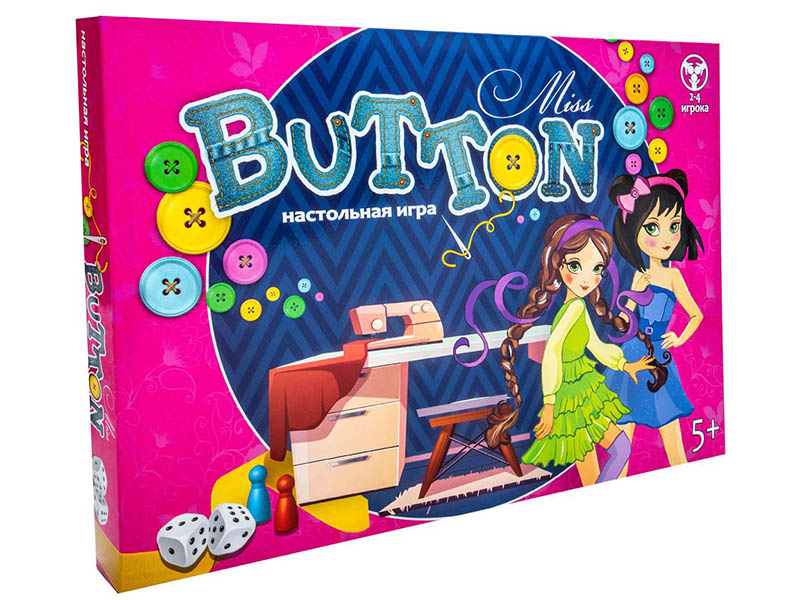 

Настольная игра Strateg Miss Button 30355, Miss Button