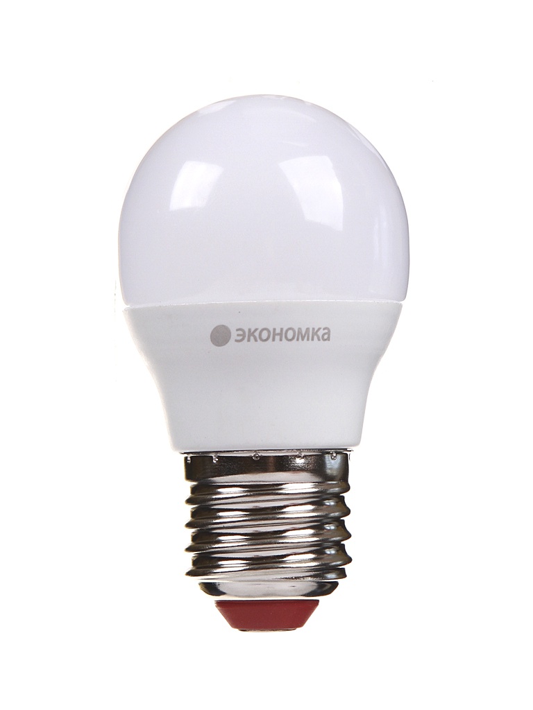 

Лампочка Экономка Шарик GL45 E27 6W 230V 3000K 510Lm EcoLED6wGL45E2730, EcoLED6wGL45E2730