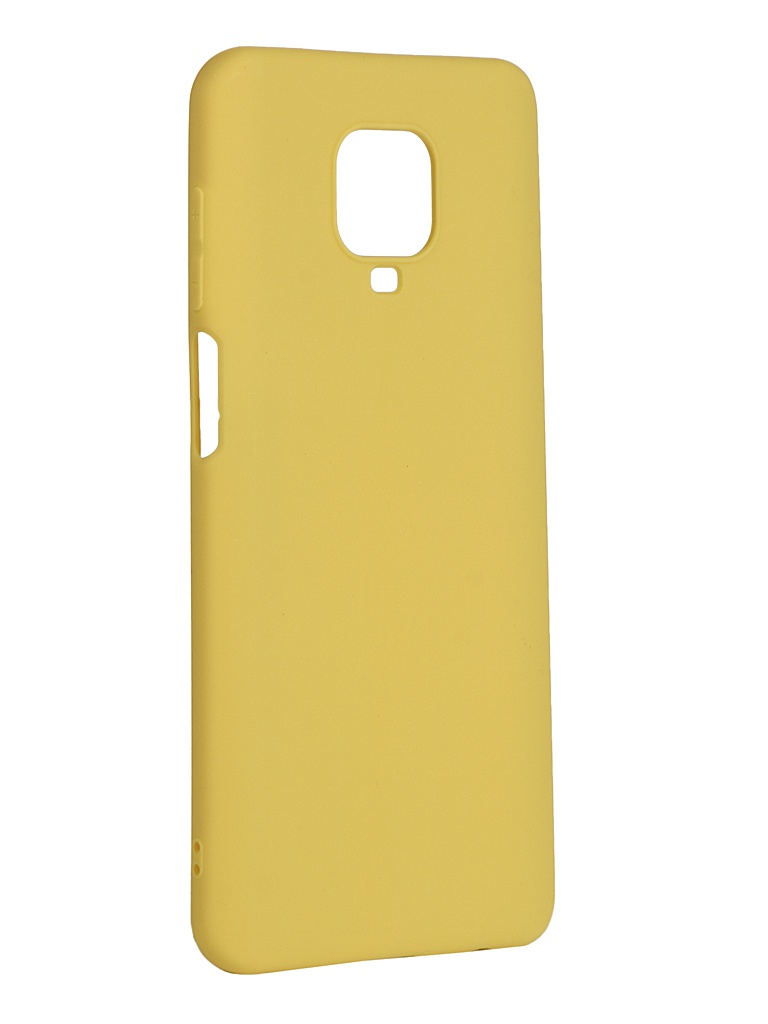 фото Чехол zibelino для xiaomi redmi note 9s / 9 pro soft matte yellow zsm-xia-rdm-not9s-yel