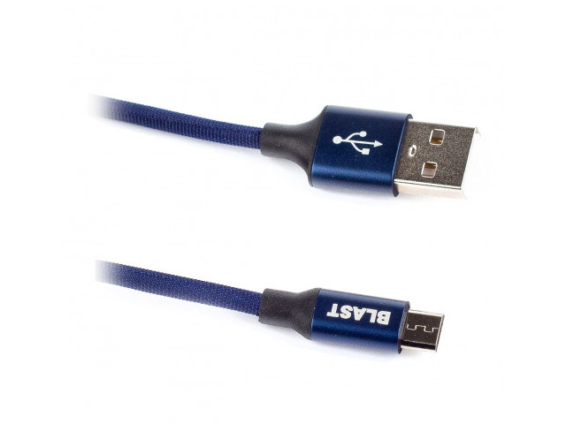 

Аксессуар Blast USB - MicroUSB 1.2m BMC-114 Blue, BMC-114