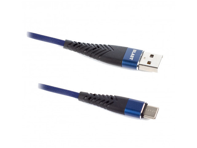 фото Аксессуар blast usb - type-c 1.2m bmc-418 blue