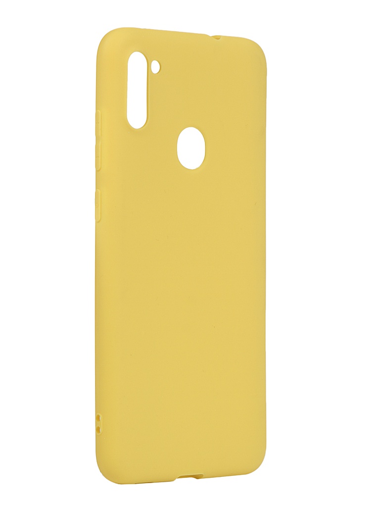 

Чехол Neypo для Samsung Galaxy A11/M11 2020 Silicone Soft Matte Yellow NST17399, NST17399