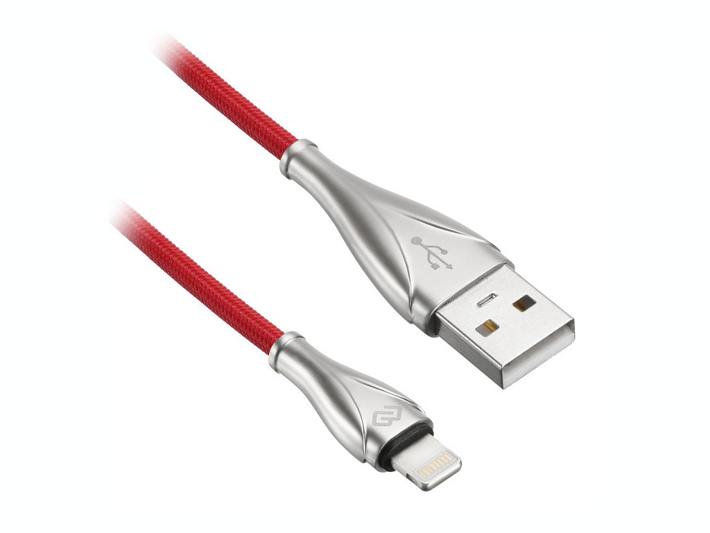 фото Аксессуар digma usb-a - lightning 1.2m red 1080244