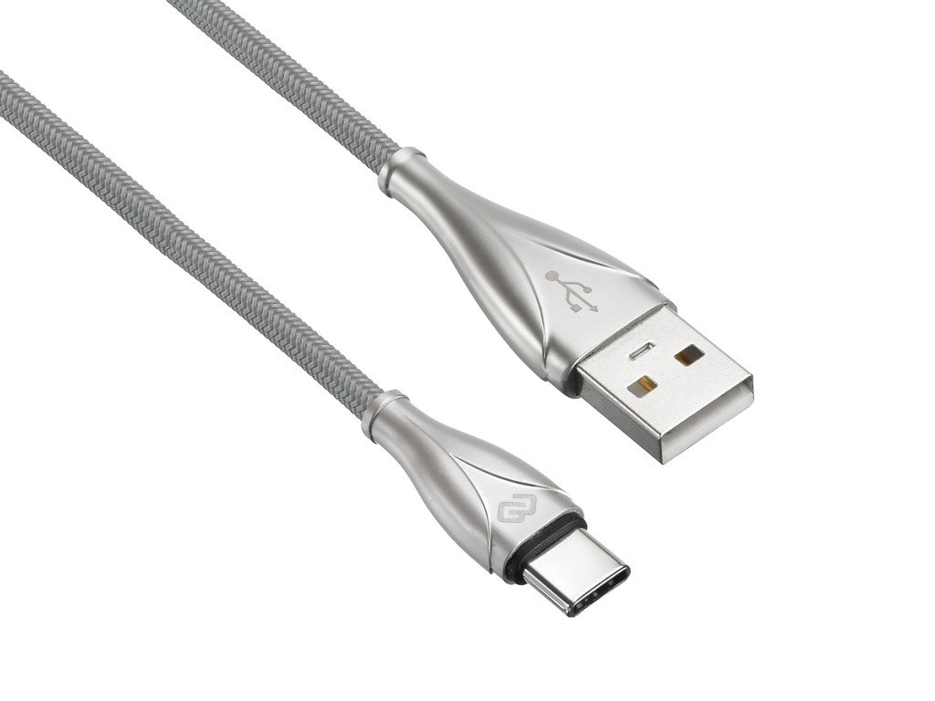 фото Аксессуар digma usb-a - type-c 1.2m silver 1080437