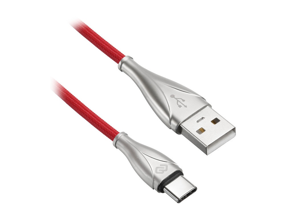 фото Аксессуар digma usb-a - type-c 3.0m red 1080440