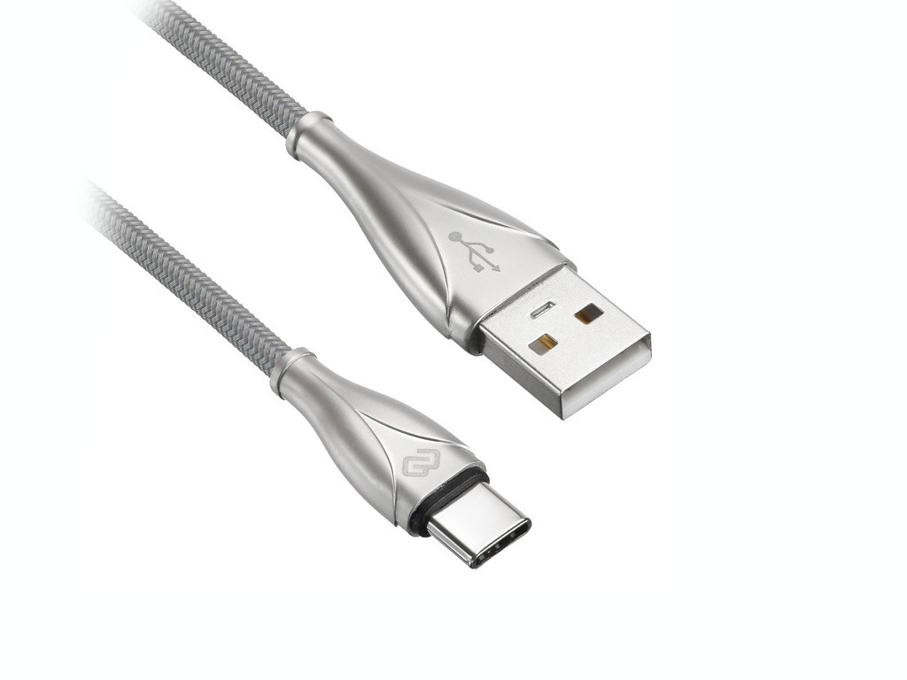 фото Аксессуар digma usb-a - type-c 3.0m silver 1080438