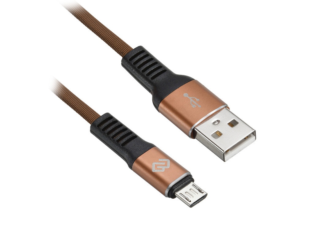

Аксессуар Digma USB-A - Micro USB-B 1.2m Brown 1080394, 1080394