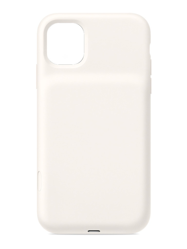 фото Чехол для apple iphone 11 smart battery case with wireless charging white mwvj2zm/a