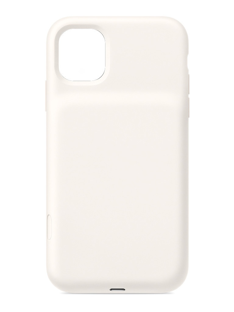 фото Чехол для apple iphone 11 pro smart battery case with wireless charging white mwvm2zm/a
