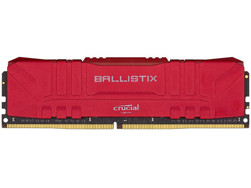 фото Модуль памяти ballistix red ddr4 dimm 3600mhz pc28800 cl16 - 16gb bl16g36c16u4r