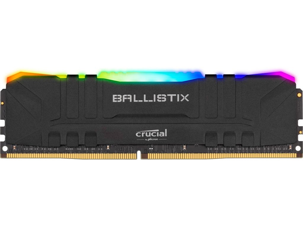 фото Модуль памяти ballistix rgb black ddr4 dimm 3200mhz pc4-25600 cl16 - 16gb bl16g32c16u4bl