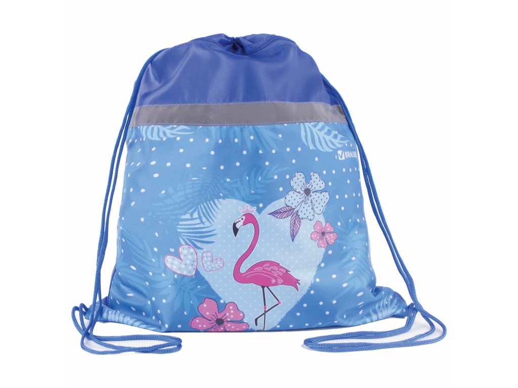 

Мешок для обуви Brauberg Flamingo 490x410mm 229174, Flamingo