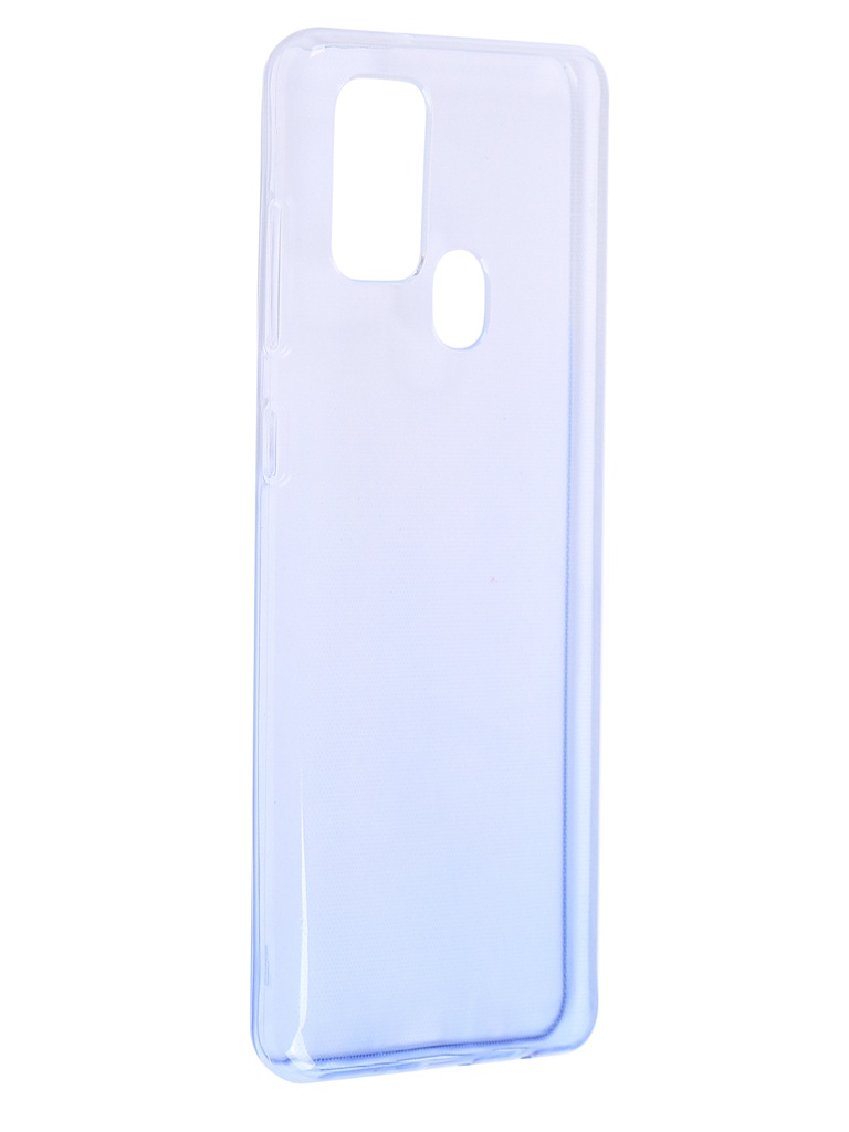 Zakazat.ru: Чехол iBox для Samsung Galaxy A21s Crystal Silicone Gradient Blue УТ000021207