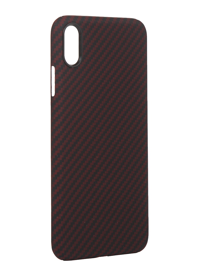 фото Чехол red line для apple iphone xs max carbon matte red ут000021548