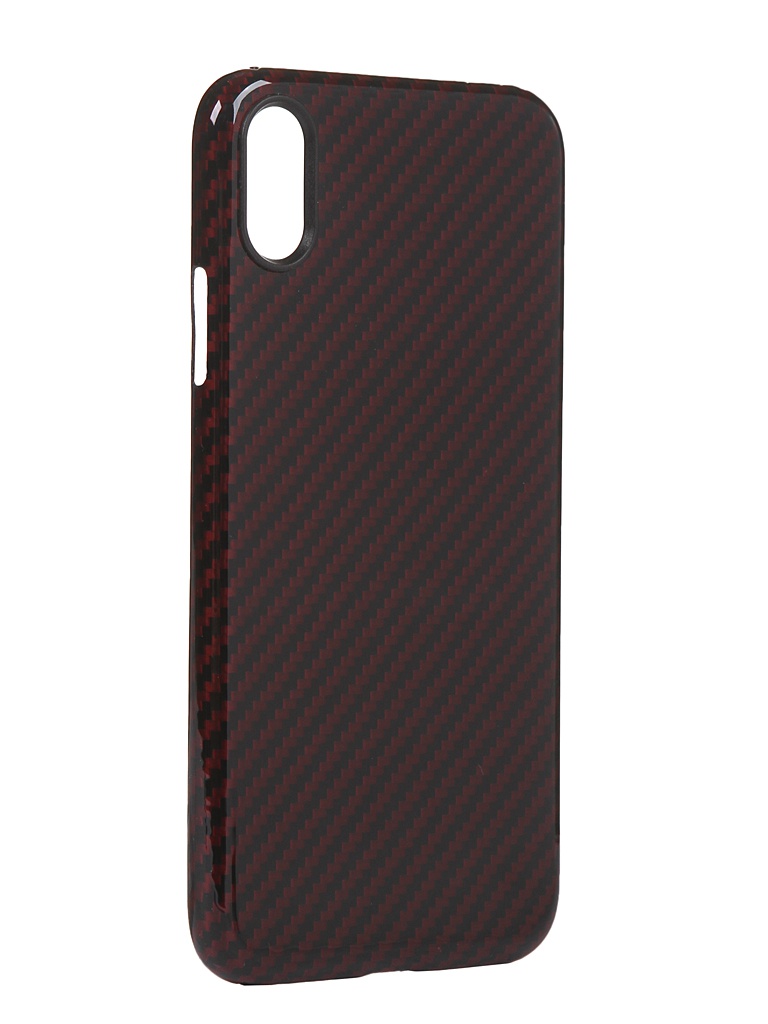 

Чехол Red Line для APPLE iPhone XR Carbon Glossy Red УТ000021539, УТ000021539
