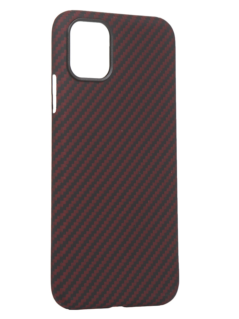 

Чехол Red Line для APPLE iPhone 11 Carbon Matte Red УТ000021529, УТ000021529