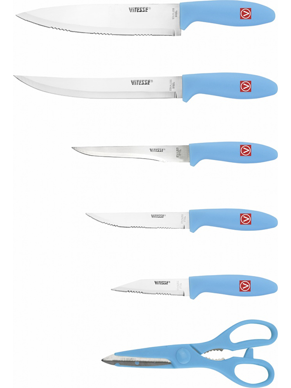 фото Набор ножей vitesse vs-8130 blue