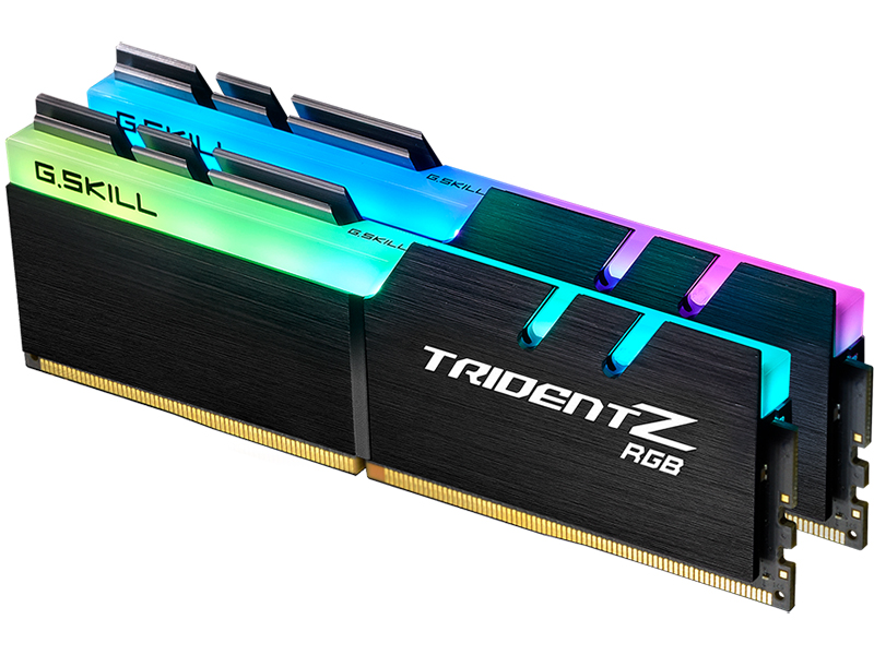 фото Модуль памяти g.skill trident z rgb ddr4 4000mhz pc-32000 cl15 - 16gb kit (2x8gb) f4-4000c15d-16gtzr