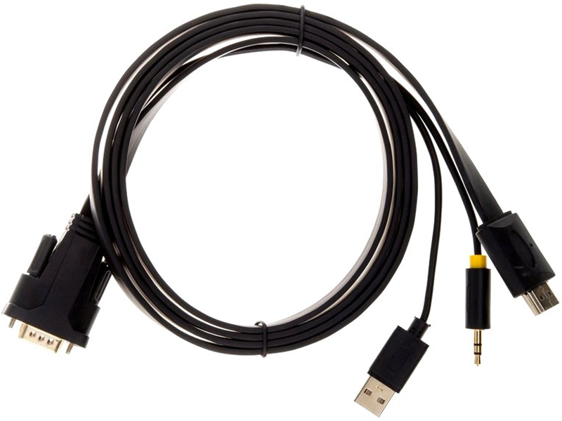 фото Аксессуар telecom vga/audio/usb - hdmi_m/m 1.8m ta575-1.8m