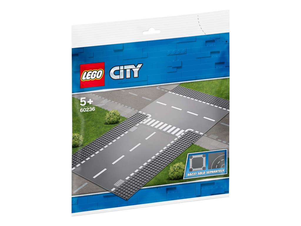 

Конструктор Lego City Прямой и Т-образный перекрёсток 60236, 60236