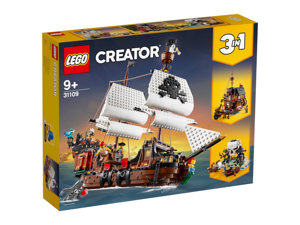 

Конструктор Lego Creator Пиратский корабль 1260 дет. 31109, 31109