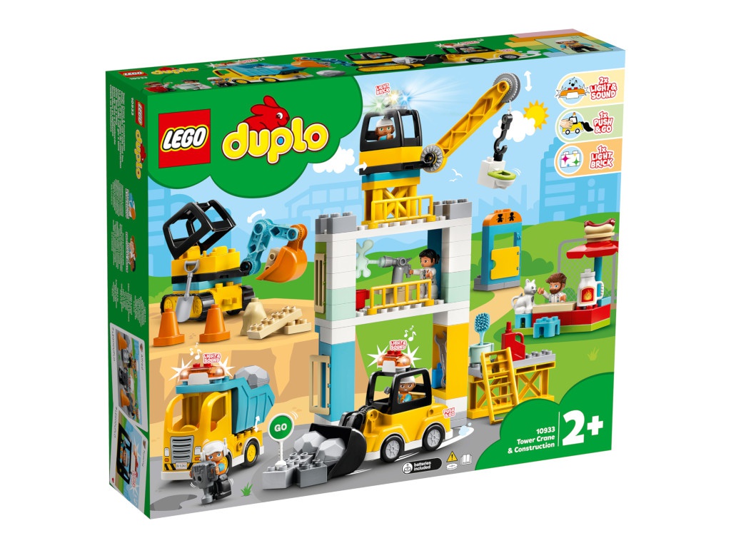 

Конструктор Lego Duplo Башенный кран на стройке 123 дет. 10933, 10933