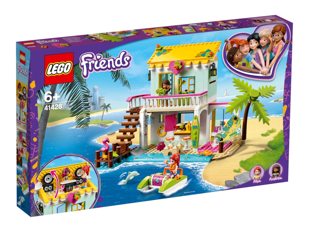 

Конструктор Lego Friends Пляжный домик 444 дет. 41428, 41428