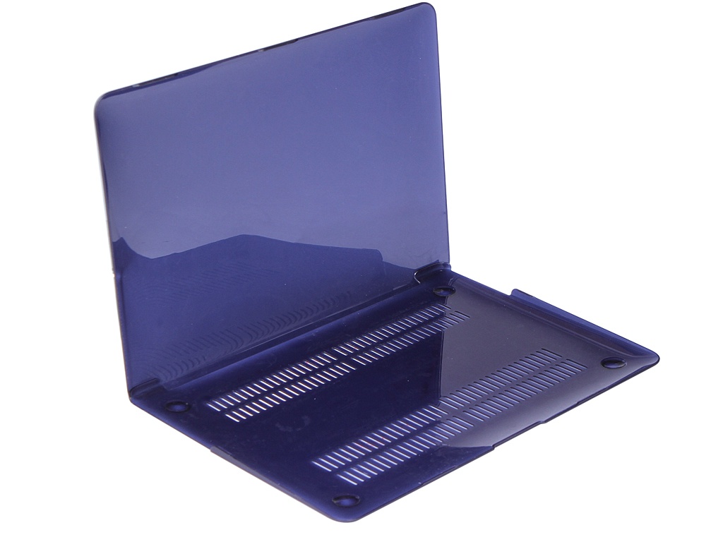 фото Аксессуар чехол gurdini для apple macbook air 13 plastic dark blue 907483