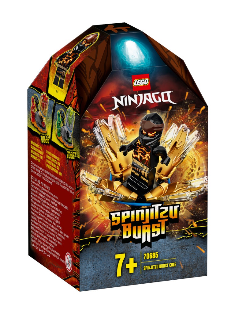 

Конструктор Lego Ninjago Шквал Кружитцу - Коул 48 дет. 70685, 70685