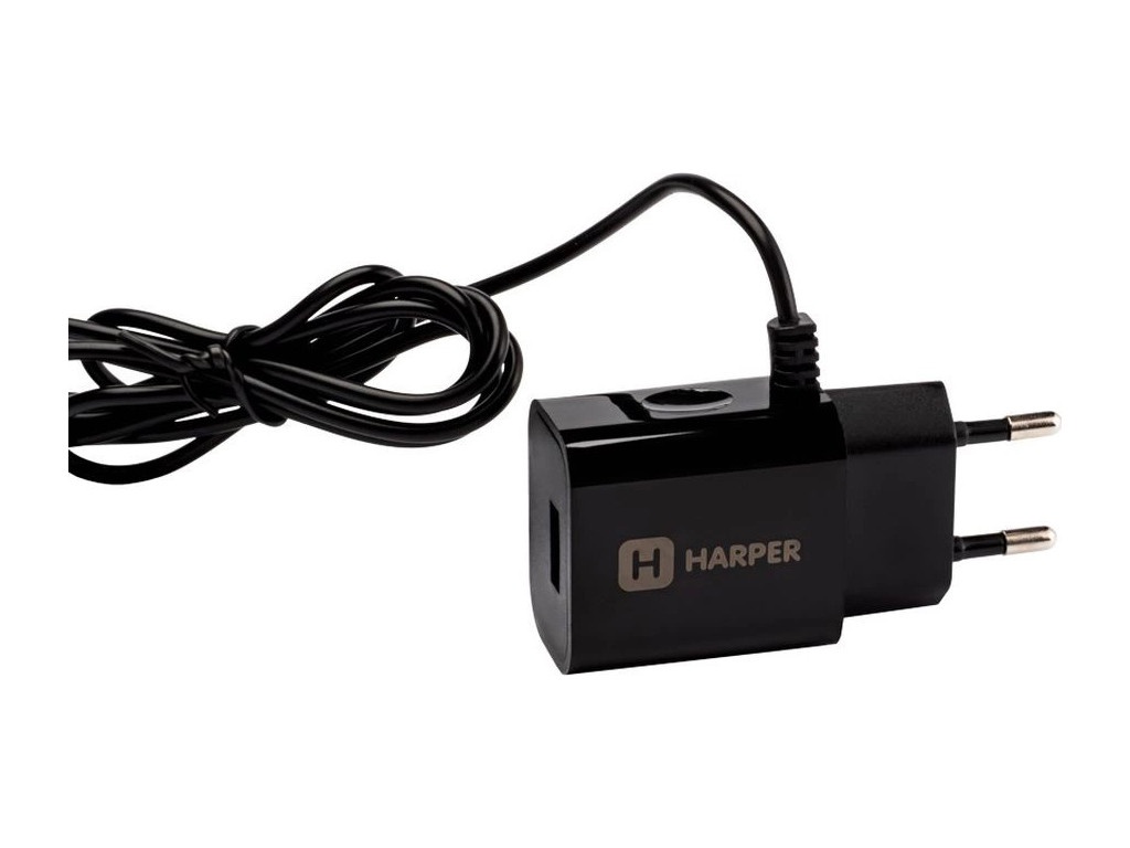 

Зарядное устройство Harper WCH-5113 2.1A Black, WCH-5113