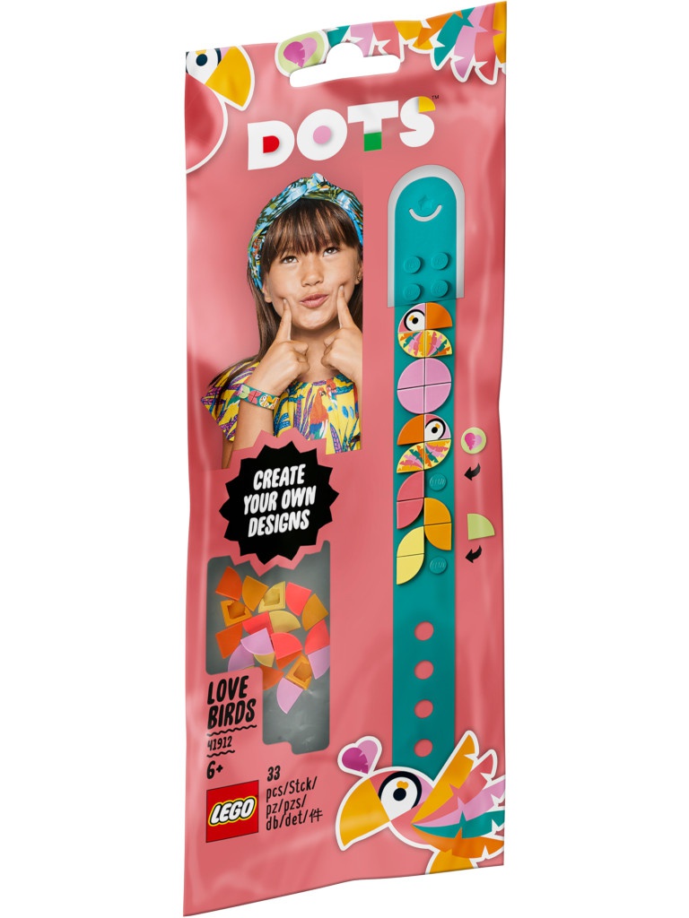 

Конструктор Lego Dots Браслет Попугайчики 33 дет. 41912, 41912