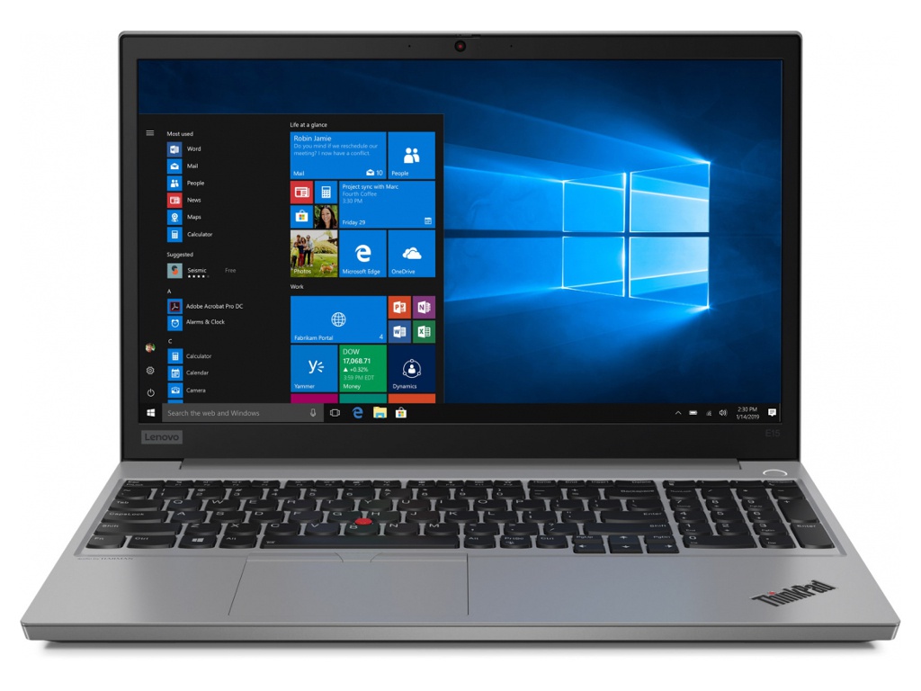 фото Ноутбук lenovo thinkpad e15-iml 20rd0010rt (intel core i7-10510u 1.8ghz/16384mb/256gb ssd/amd radeon rx 640 2048mb/wi-fi/bluetooth/cam/15.6/1920x1080/windows 10 64-bit)