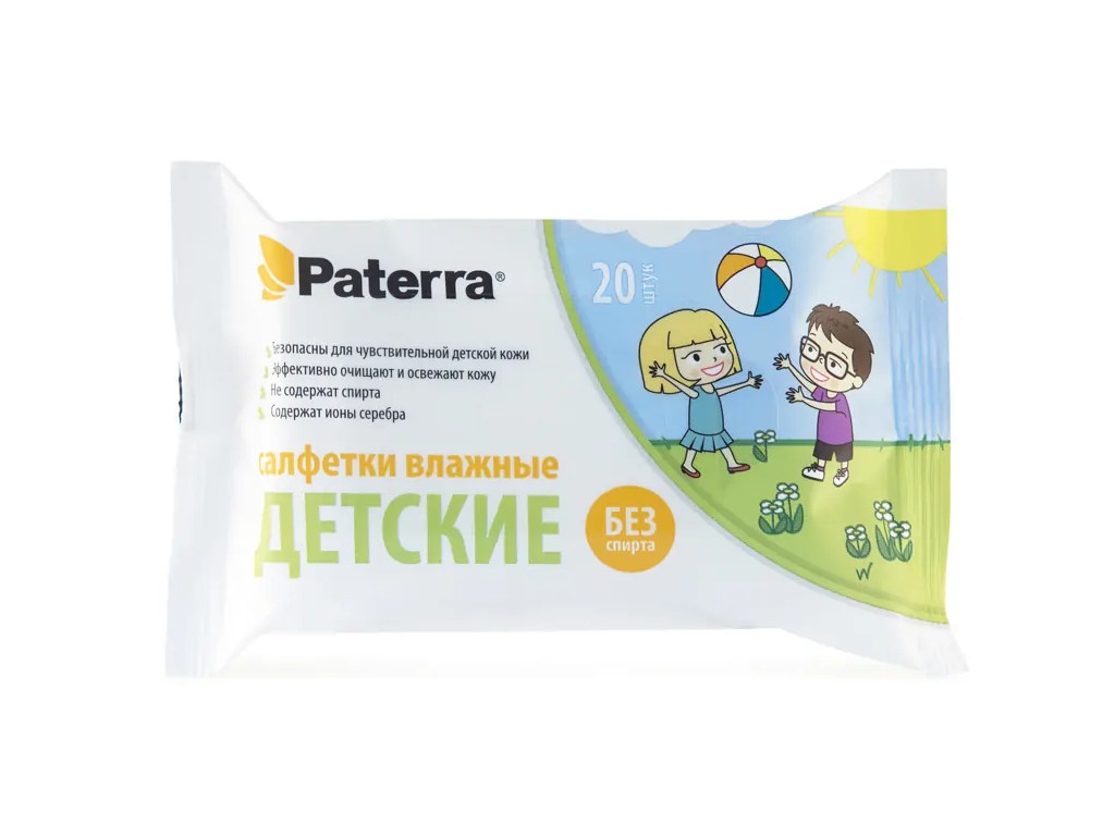 

Салфетки Paterra Детские 20шт 104-091, 104-091