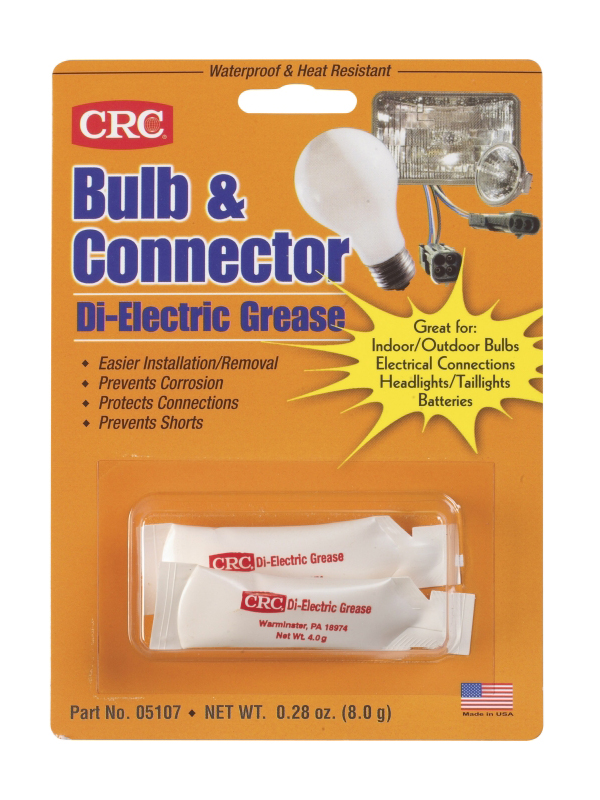 фото Смазка защитная ди-электрик crc bulb & connector di-electric grease 8g 05107