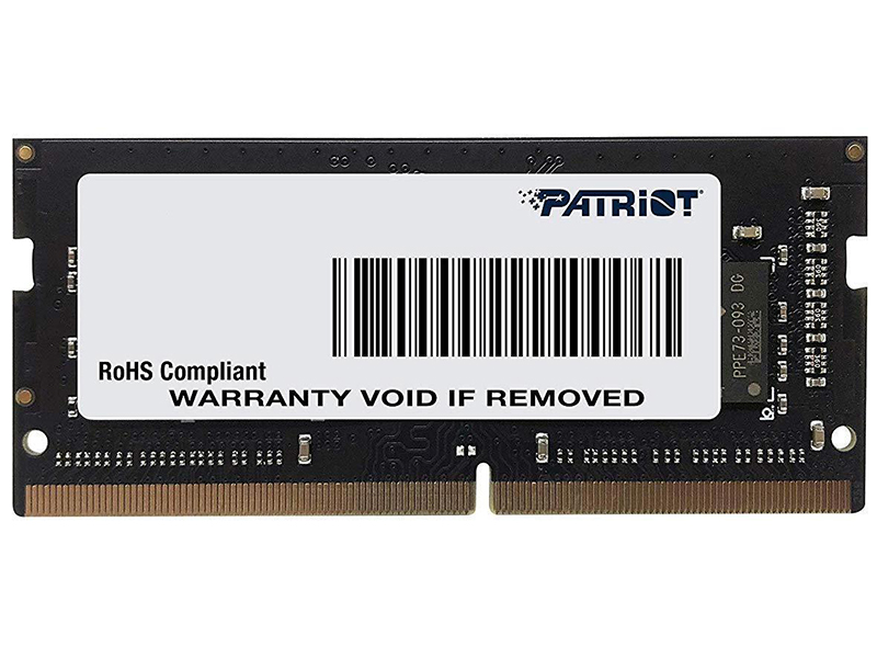 

Модуль памяти Patriot Memory Signature DDR4 SO-DIMM 2666MHz PC-21300 CL19 - 32Gb PSD432G26662S, PSD432G26662S