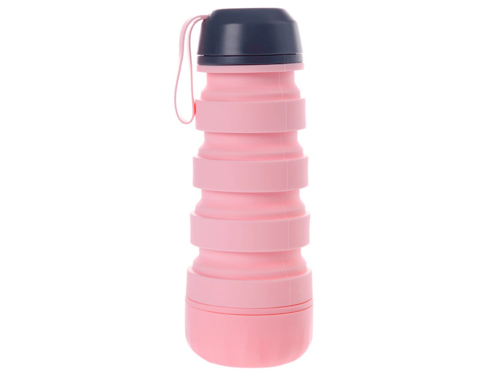 

Бутылка Bradex Силиконовая с отсеком для таблеток Pink KZ 0657, KZ 0657